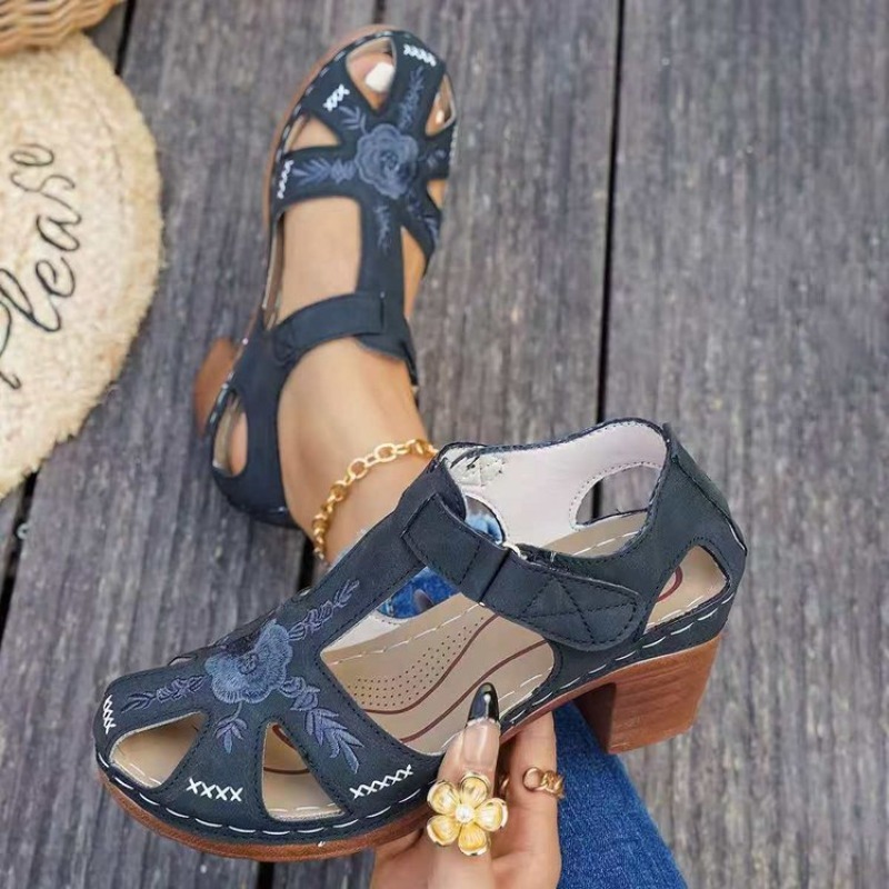 Formal Women Daily Wear Footwear - Женские сандалии на среднем каблуке с
