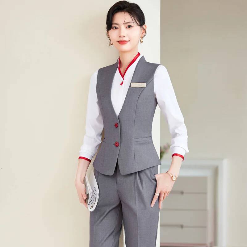 Women Formal Wear Blazers - Плюс размер 5XL Формальные брючные костюмы