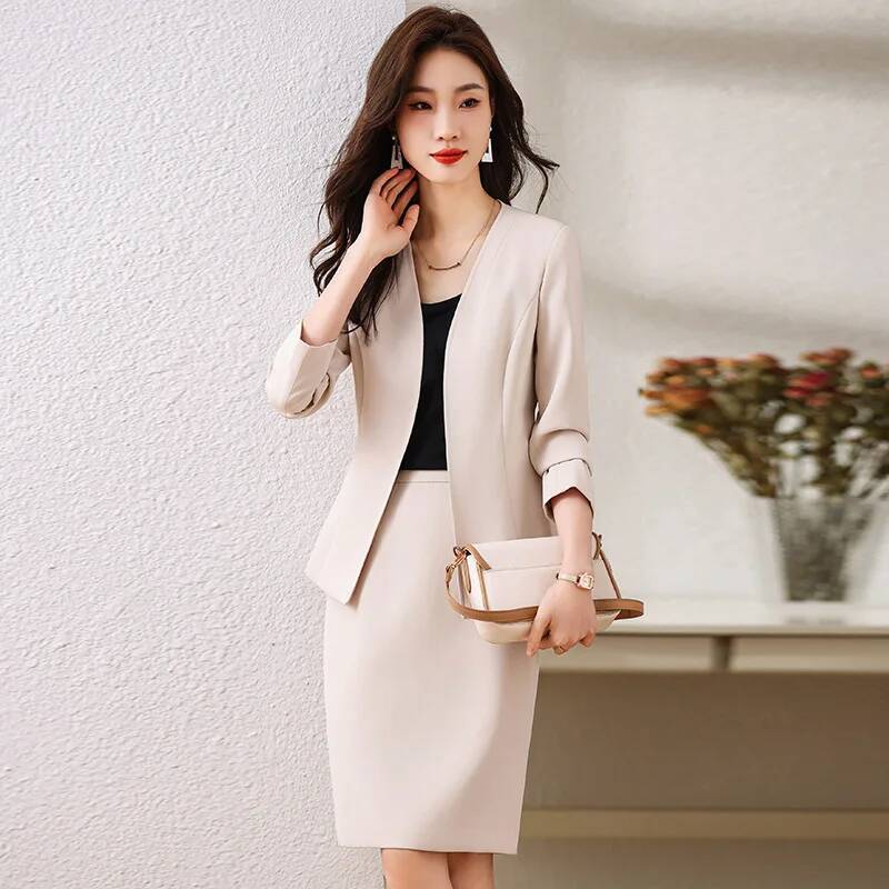 Women Formal Wear Blazers - Формальные женские деловые костюмы с юбкой
