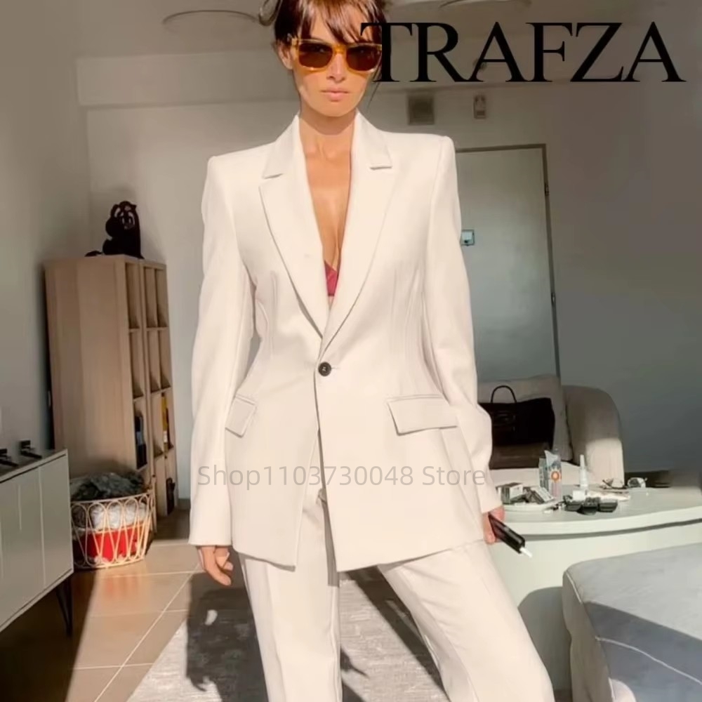 Women Formal Wear Blazers - Модный офисный женский костюм: пиджак и