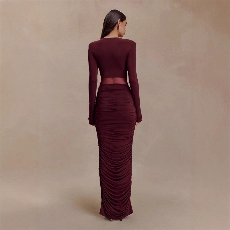 Бордовое черное женское платье – обзор и цена Formal Wear Gowns For Women