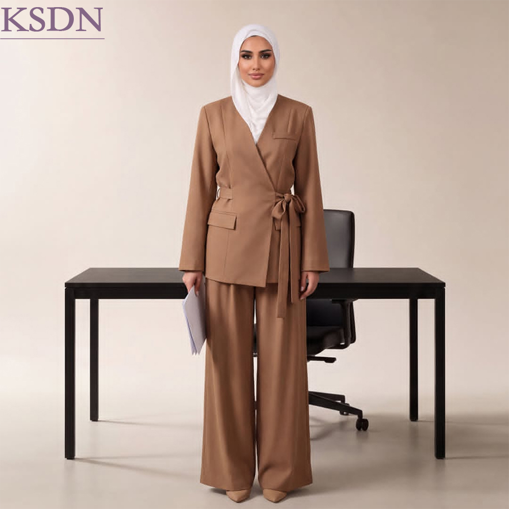Женский деловой костюм с хиджа – обзор и цена Blazer Set Women Formal