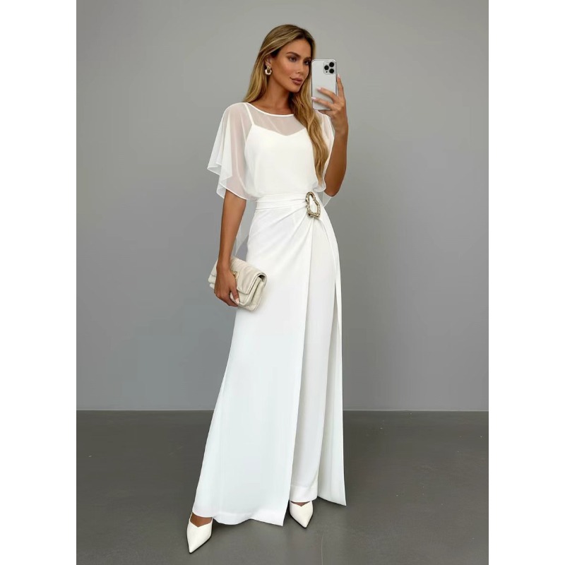 Новый женский белый шифоновый  – обзор и цена Women'S Formal Wear Wedding