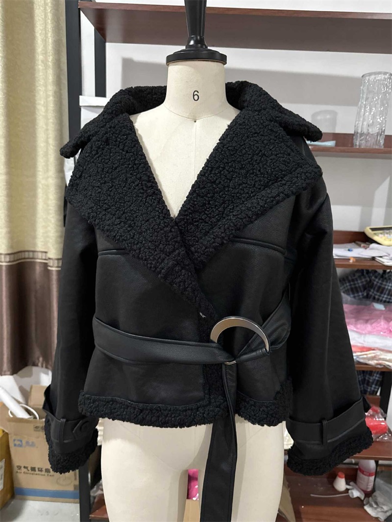 Черная женская куртка из искус – обзор и цена Women Formal Wear Winter