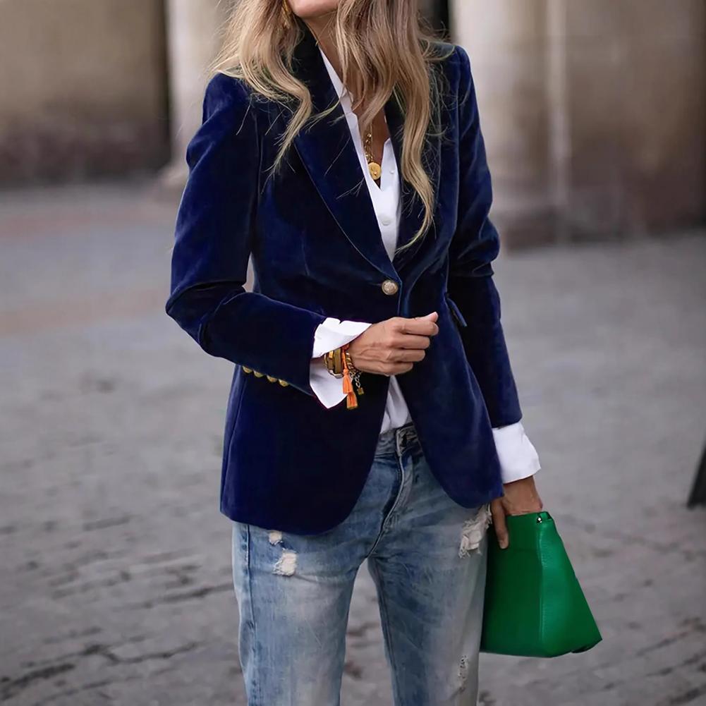 Вельветовый женский пиджак бол – обзор и цена Women Formal Wear Blazers