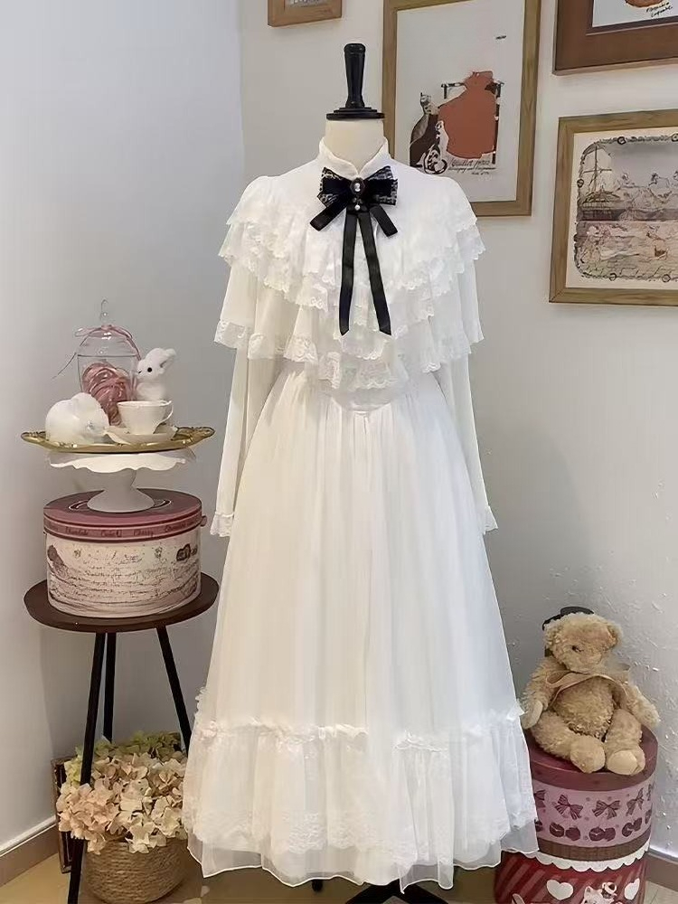 Японское кружевное платье с ко – обзор и цена Women Formal Wear Winter