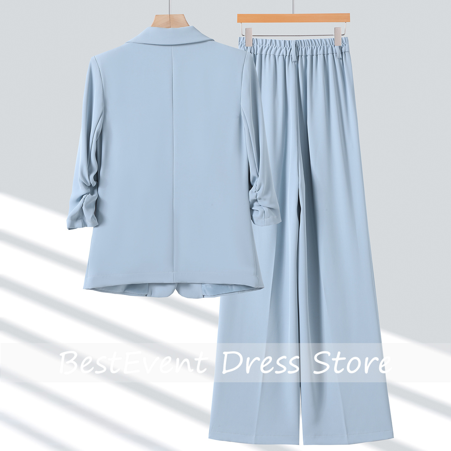 Светло-голубой женский костюм: – обзор и цена Blazer Set Women Formal