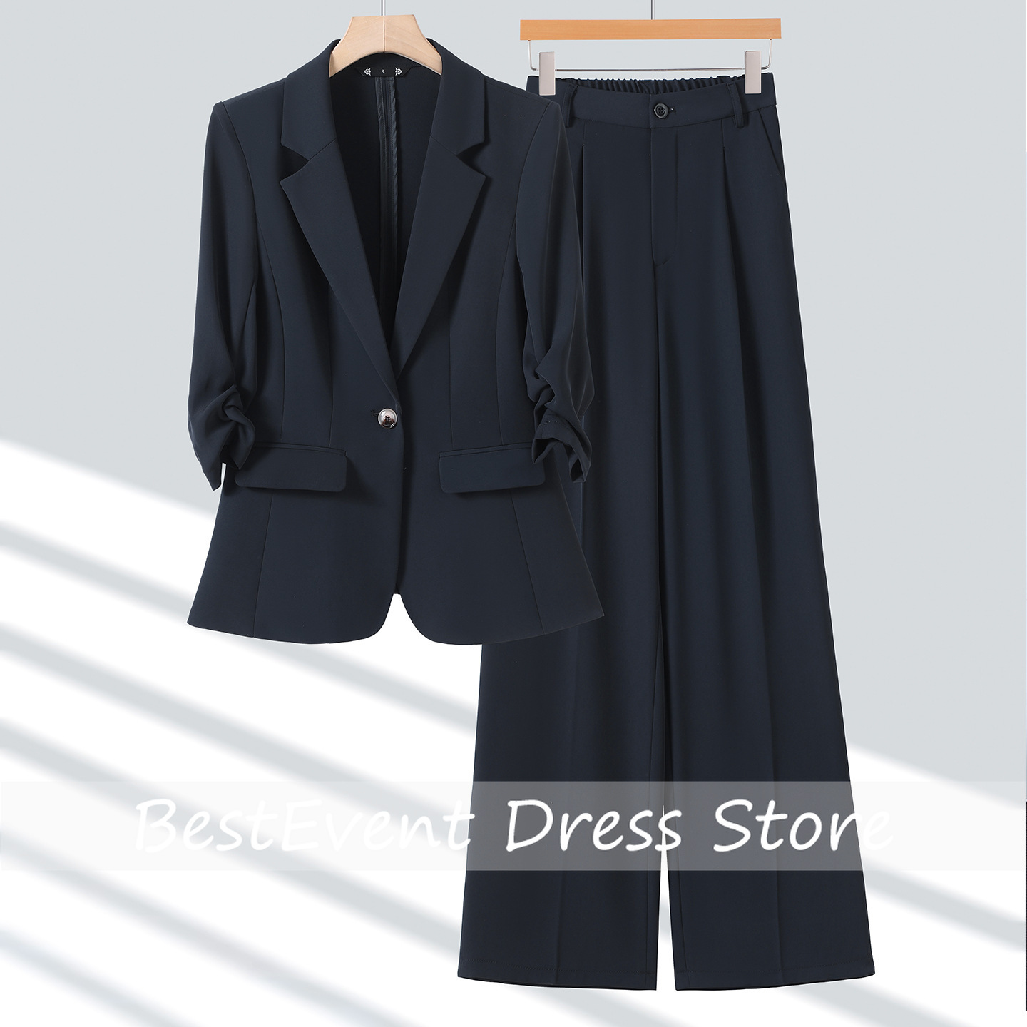 Светло-голубой женский костюм: – обзор и цена Blazer Set Women Formal