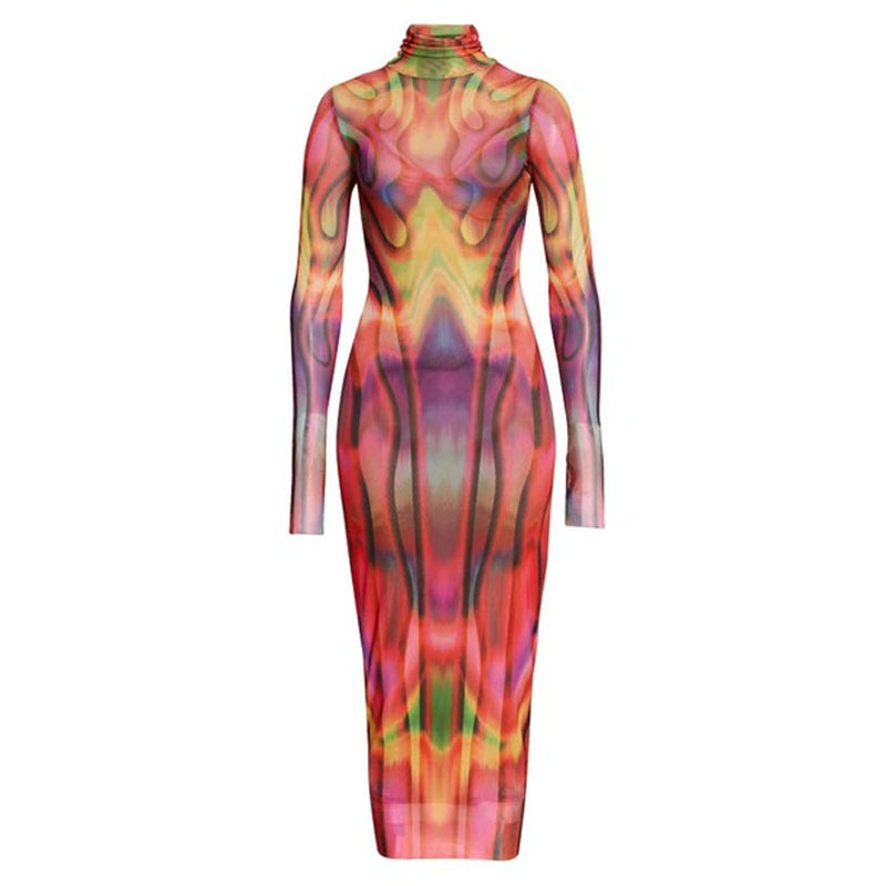 Сексуальное платье с 3D принто – обзор и цена Formal Wear Gowns For Women