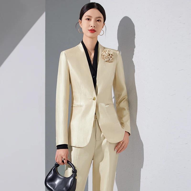 Женский пиджак и брюки, компле – обзор и цена Women Formal Office Wear Tops