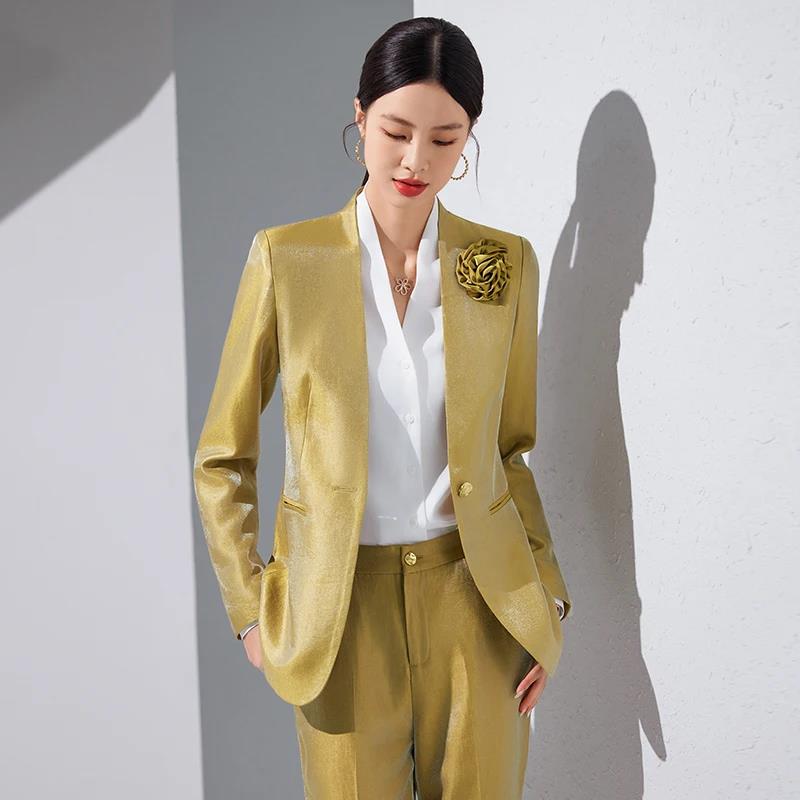 Женский пиджак и брюки, компле – обзор и цена Women Formal Office Wear Tops