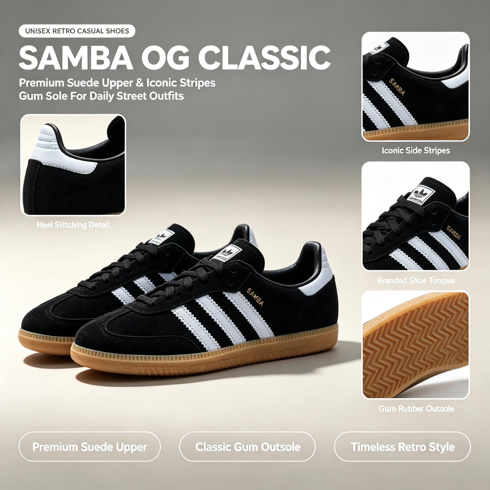 Официальные оригинальные кросс – обзор и цена Adidas Shoes Samba