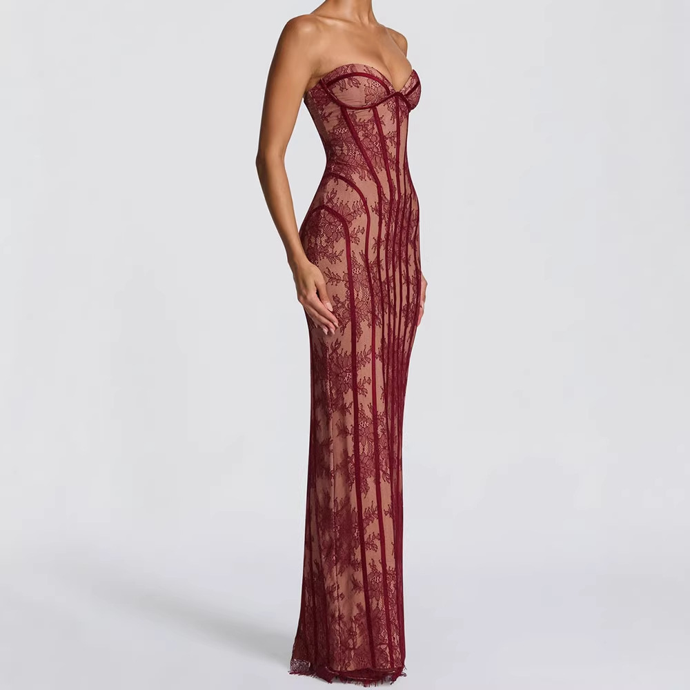 Платье макси без бретелек обле – обзор и цена Formal Wear Gowns For Women