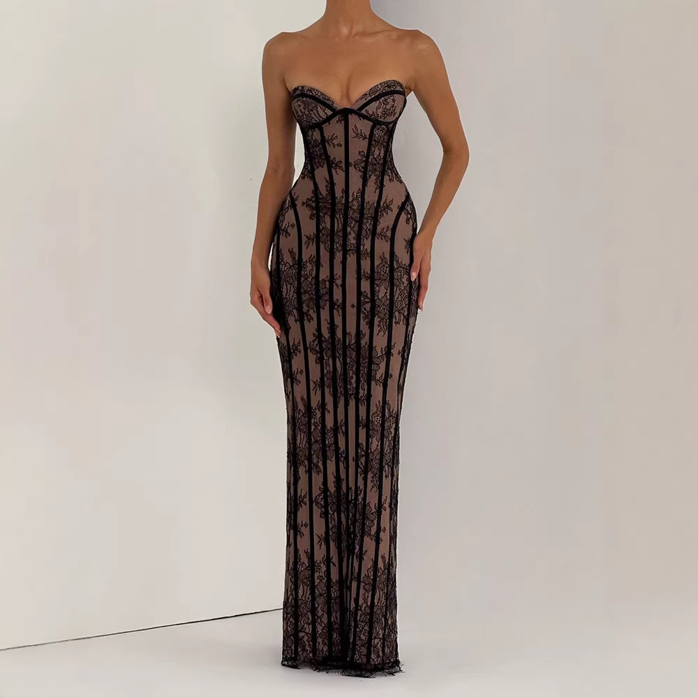 Платье макси без бретелек обле – обзор и цена Formal Wear Gowns For Women
